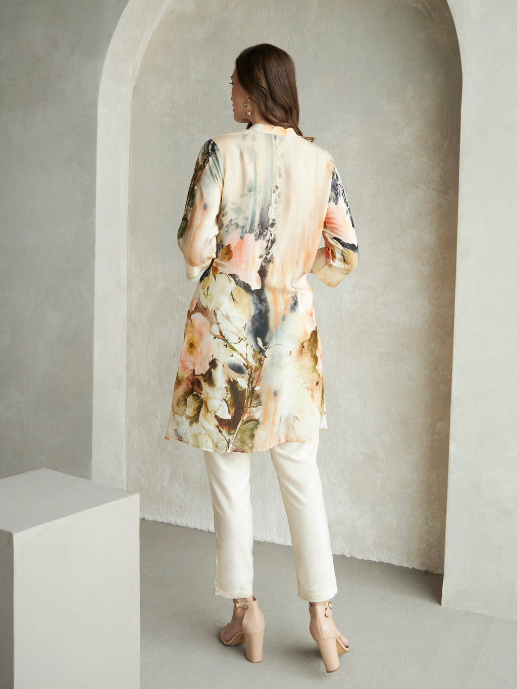 CREAM J'ADORE HAZZEL TUNIC