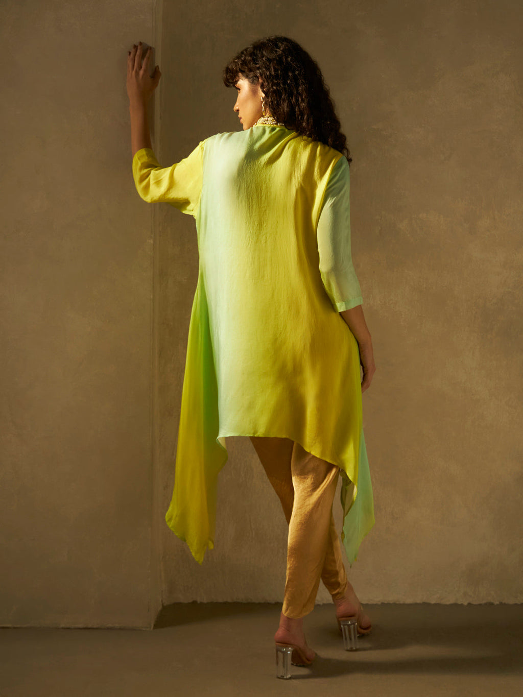 MINT GREEN OMBRE NAVYA TUNIC