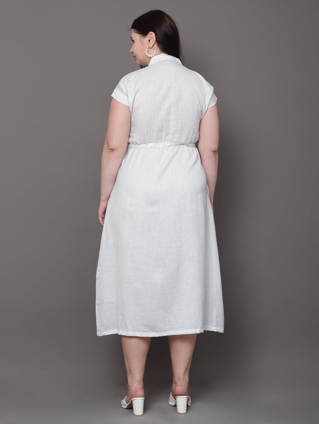 The Elara Linen Dress