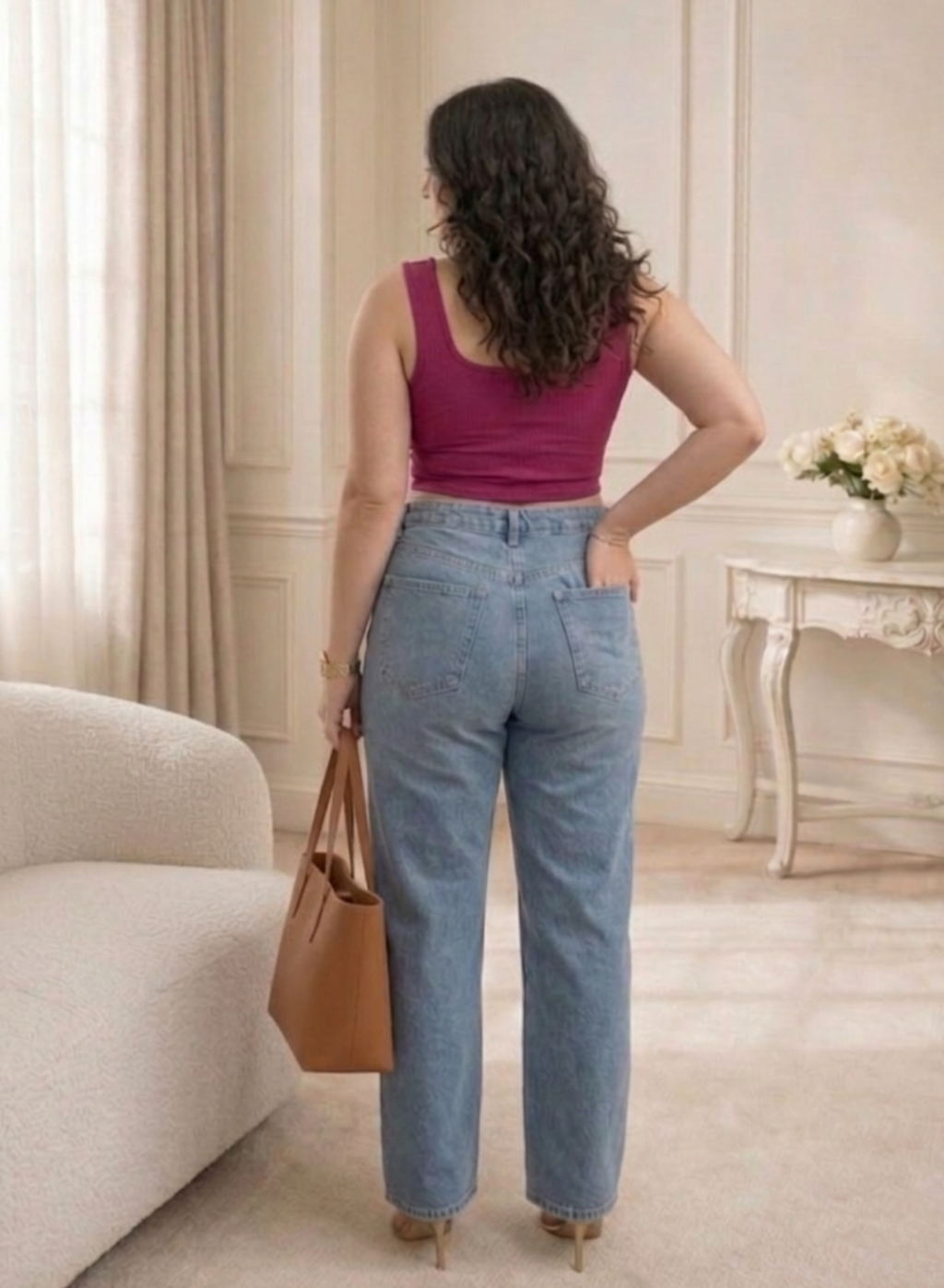 Blue Straight Fit Jeans