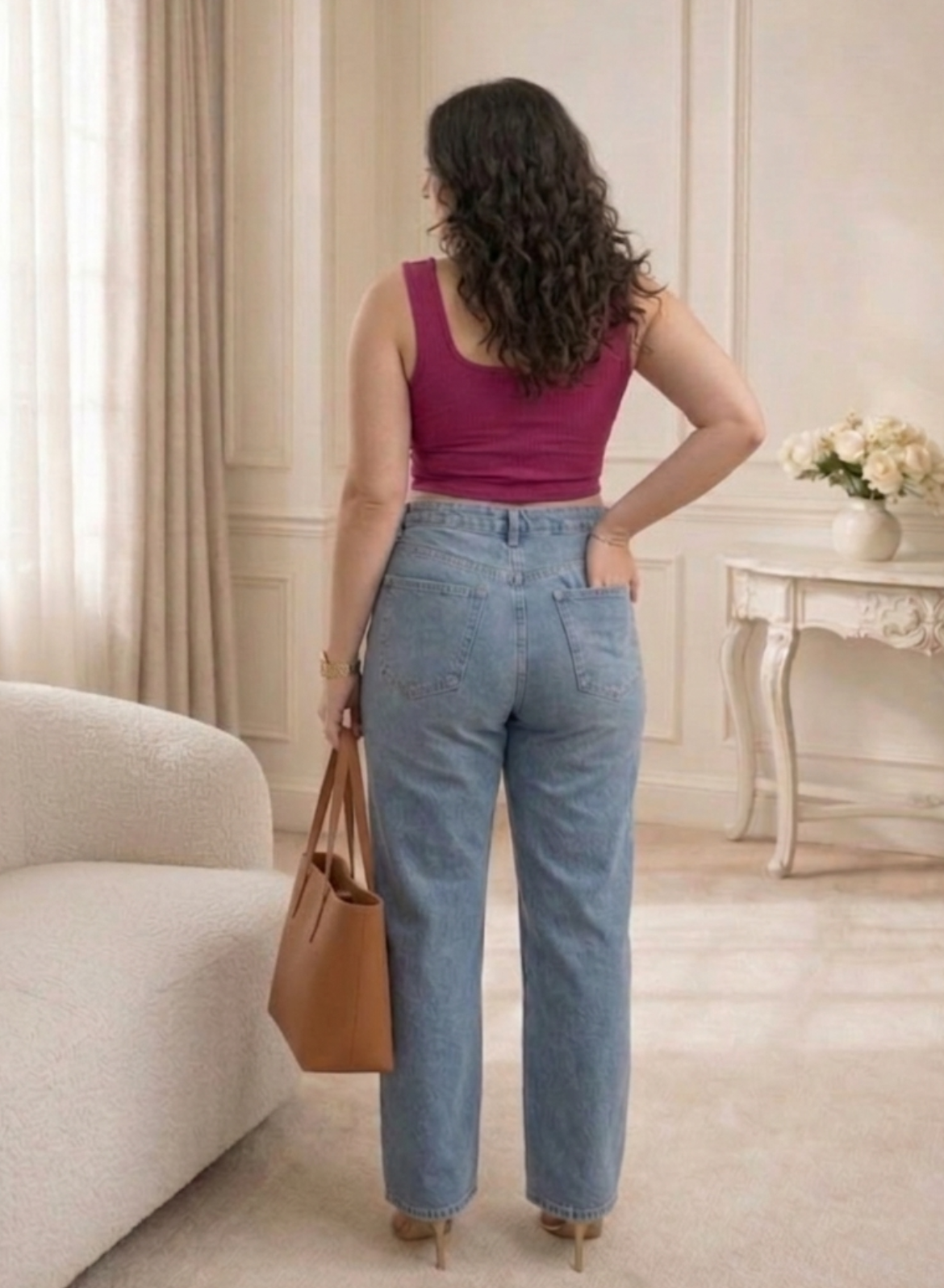 Blue Straight Fit Jeans
