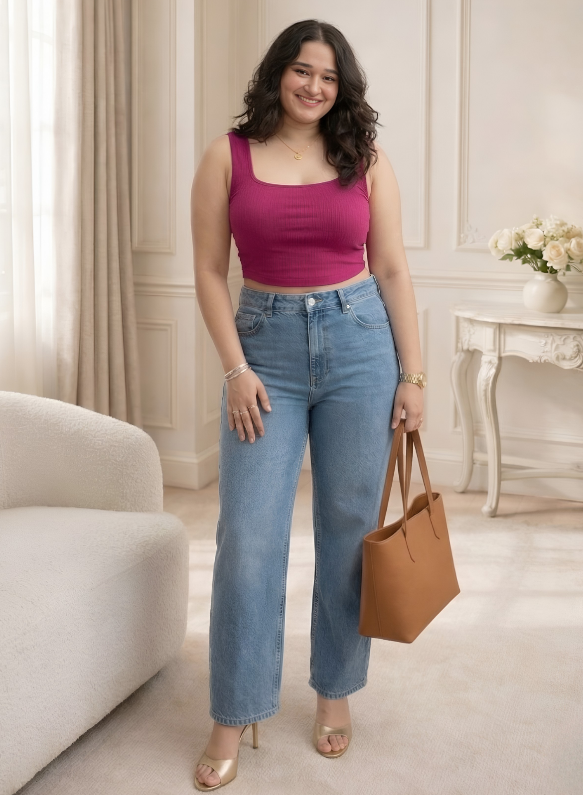 Blue Straight Fit Jeans