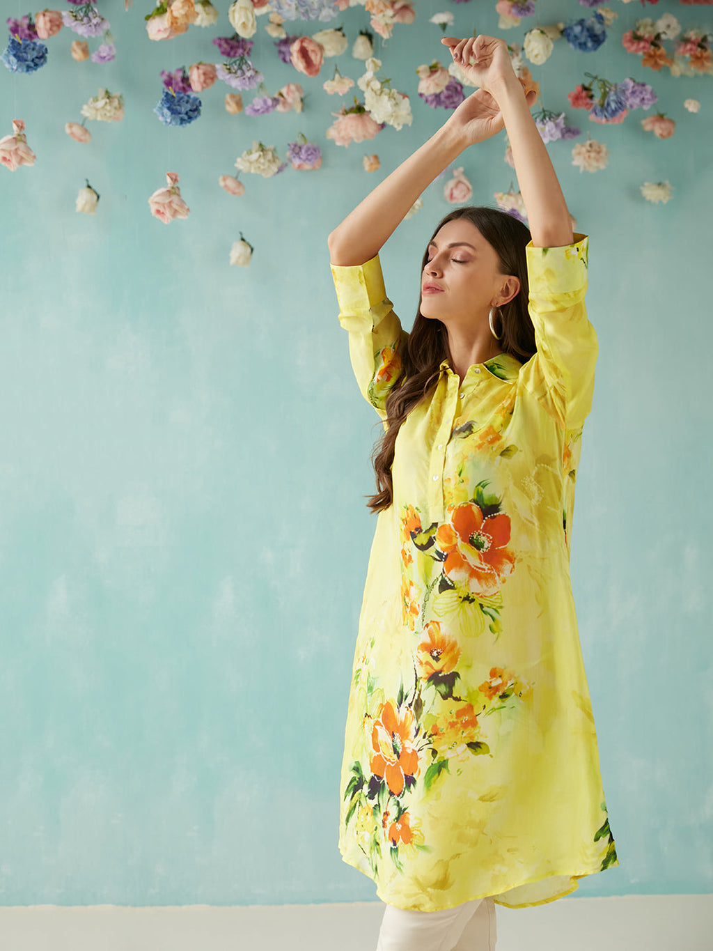 YELLOW OASIS CALI TUNIC