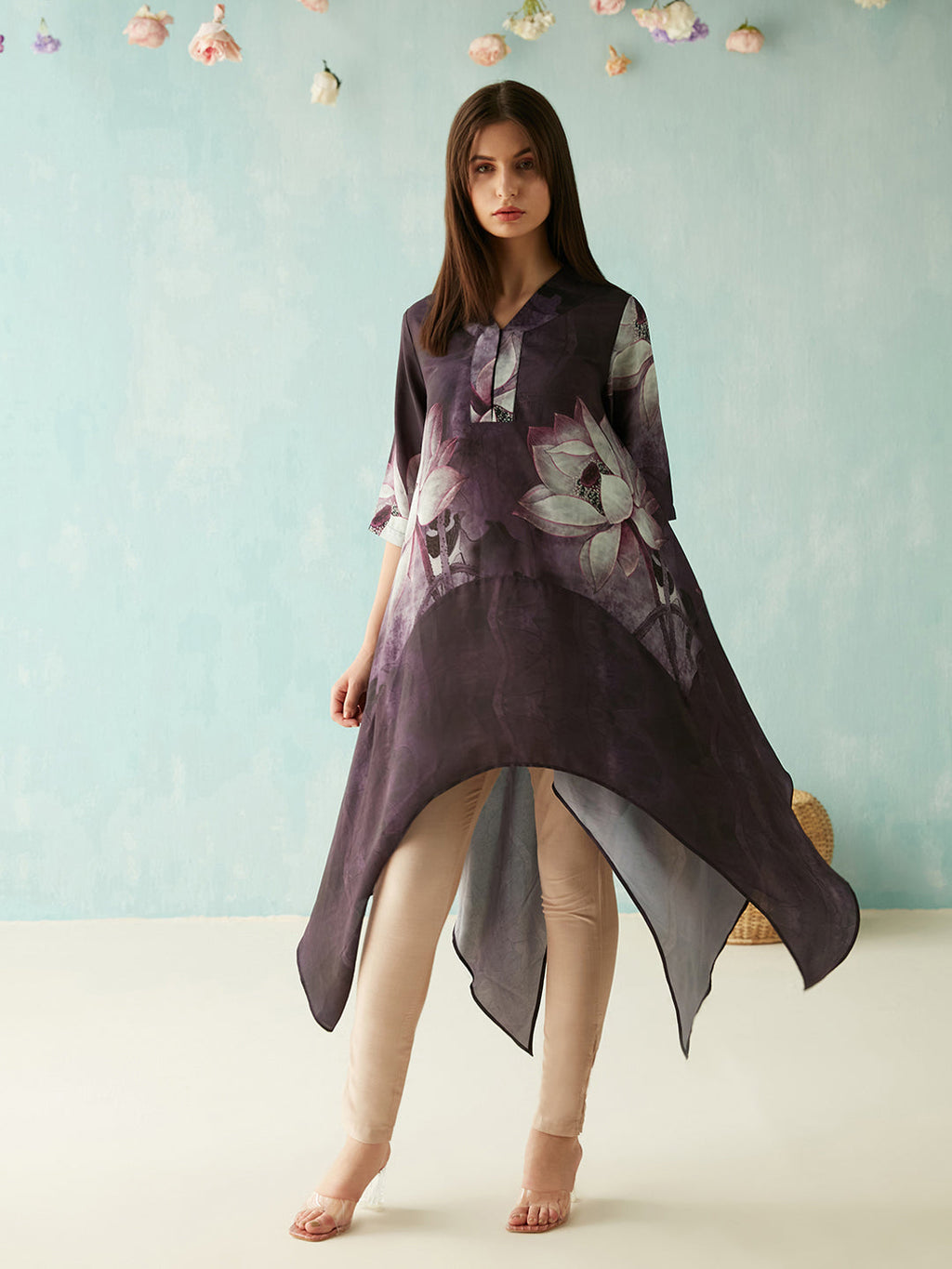 PURPLE BOTANY VIP TUNIC