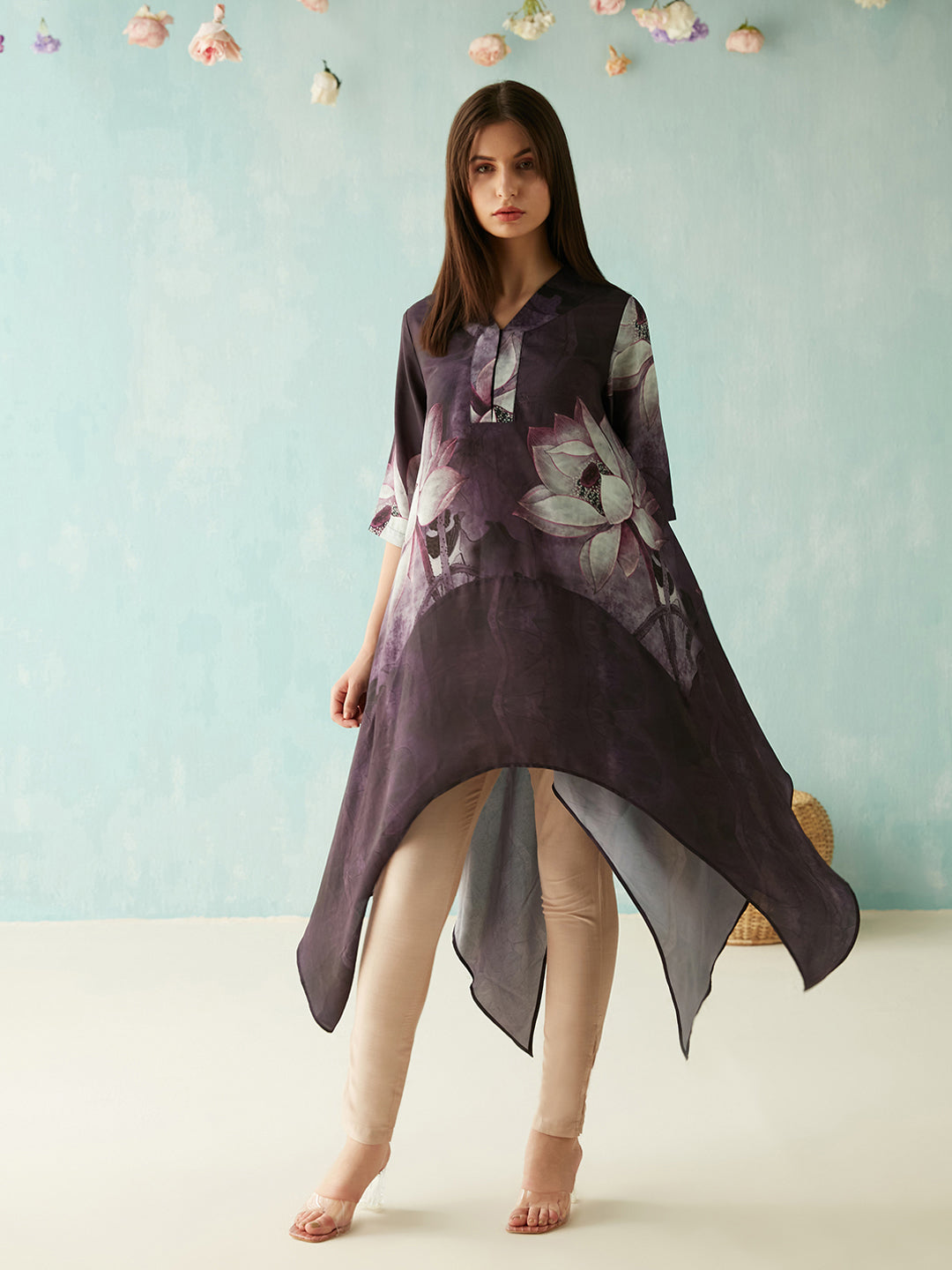PURPLE BOTANY VIP TUNIC