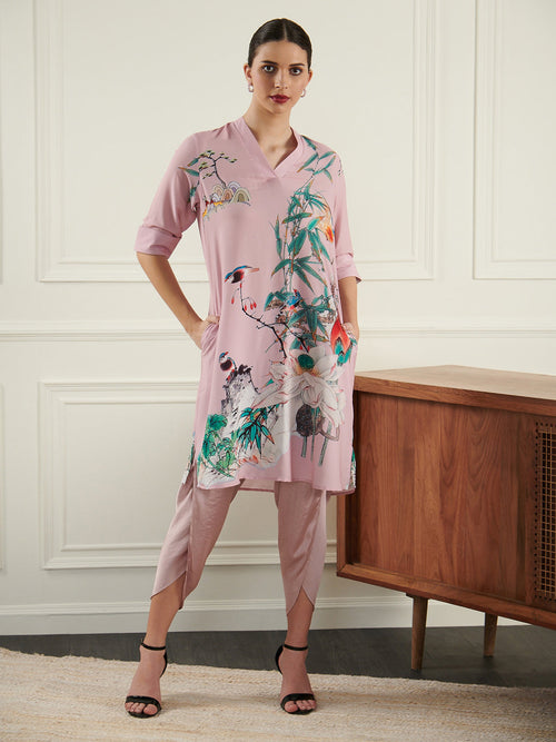 BLUSH NESTLE VALE TUNIC