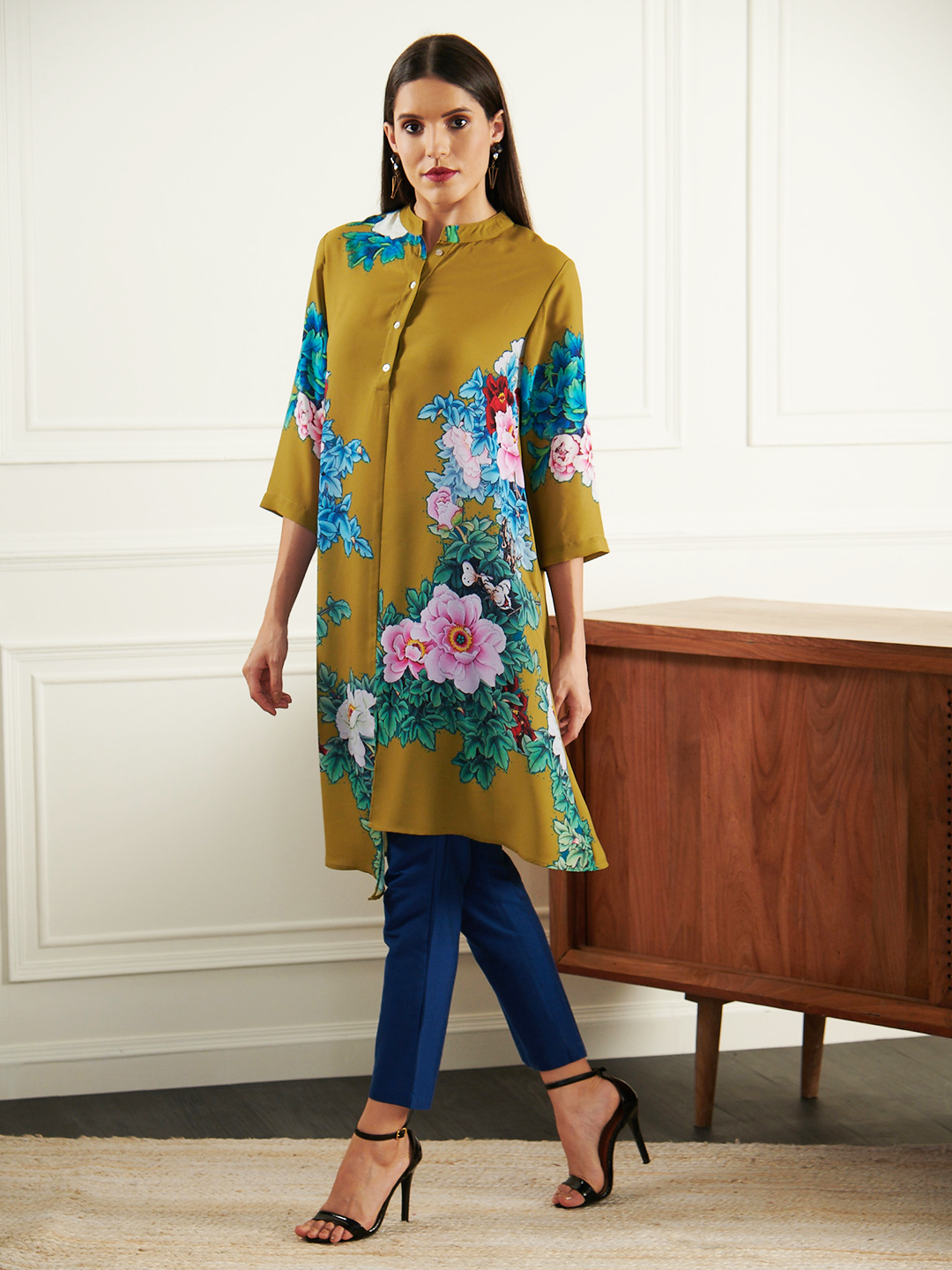 OLIVE SHRUB ALISHA TUNIC