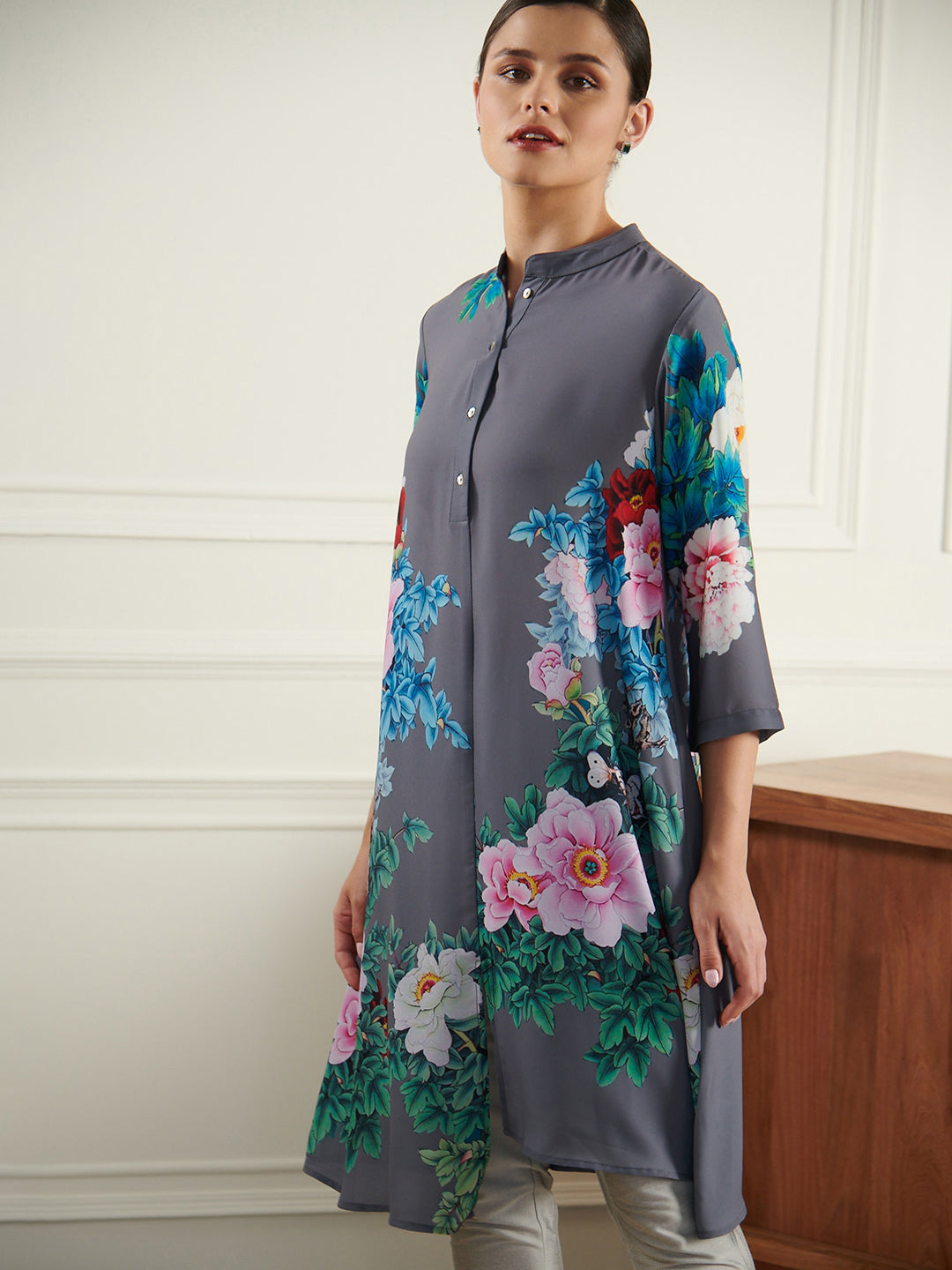 GREY SHRUB ALISHA TUNIC