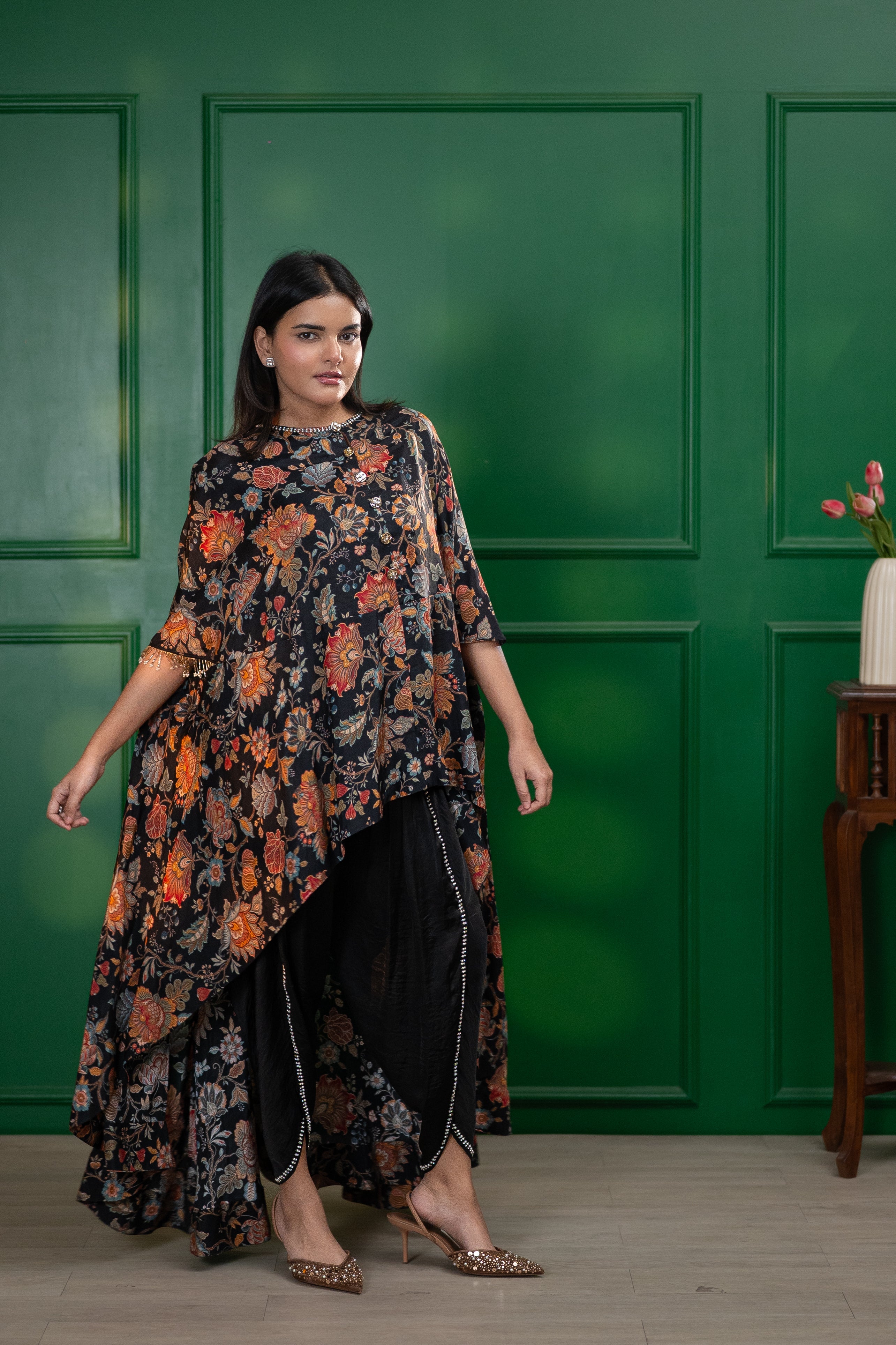 NOIR GARDEN BLACK AVERY TUNIC