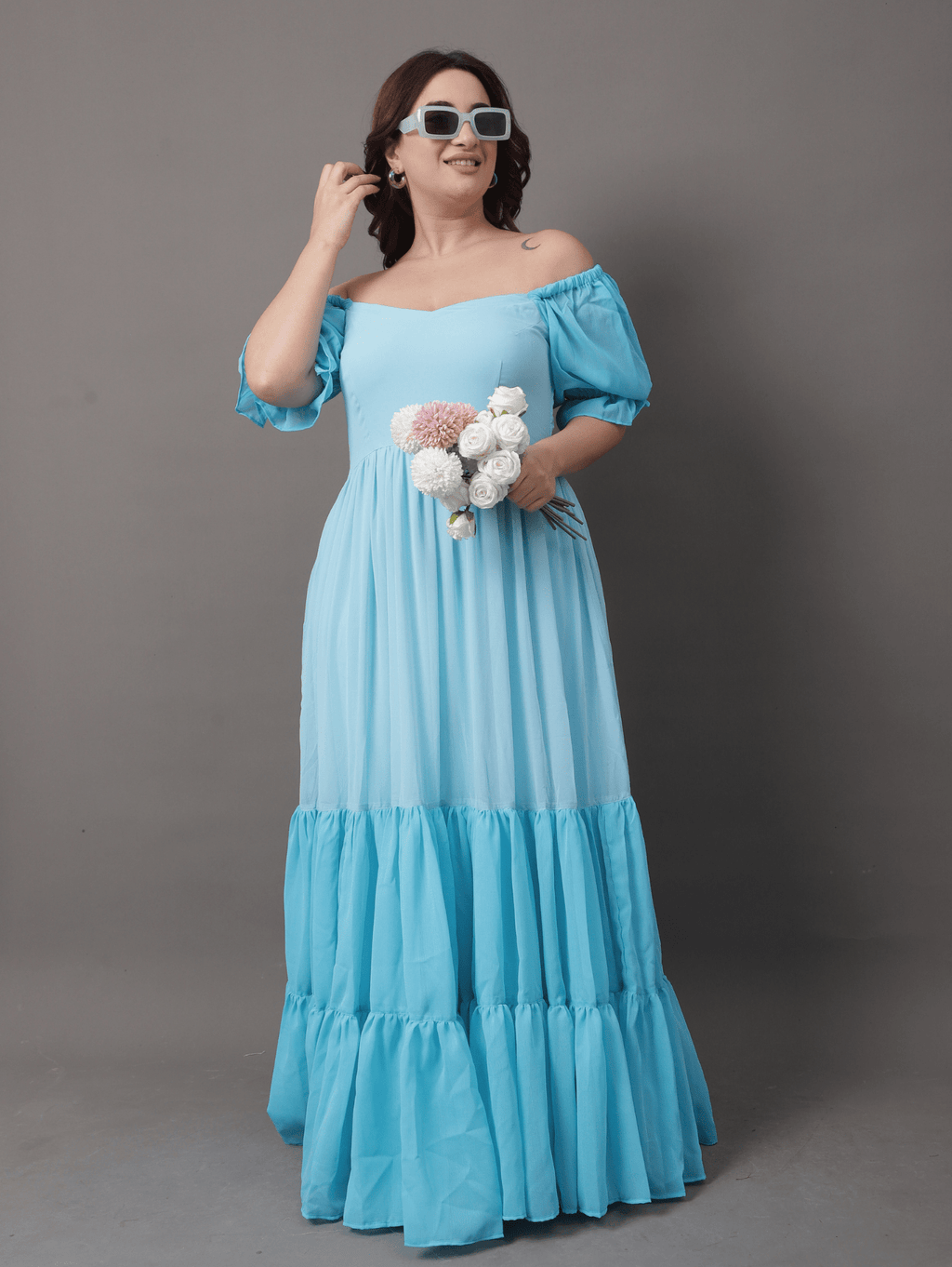 Nebula Georgette Dress