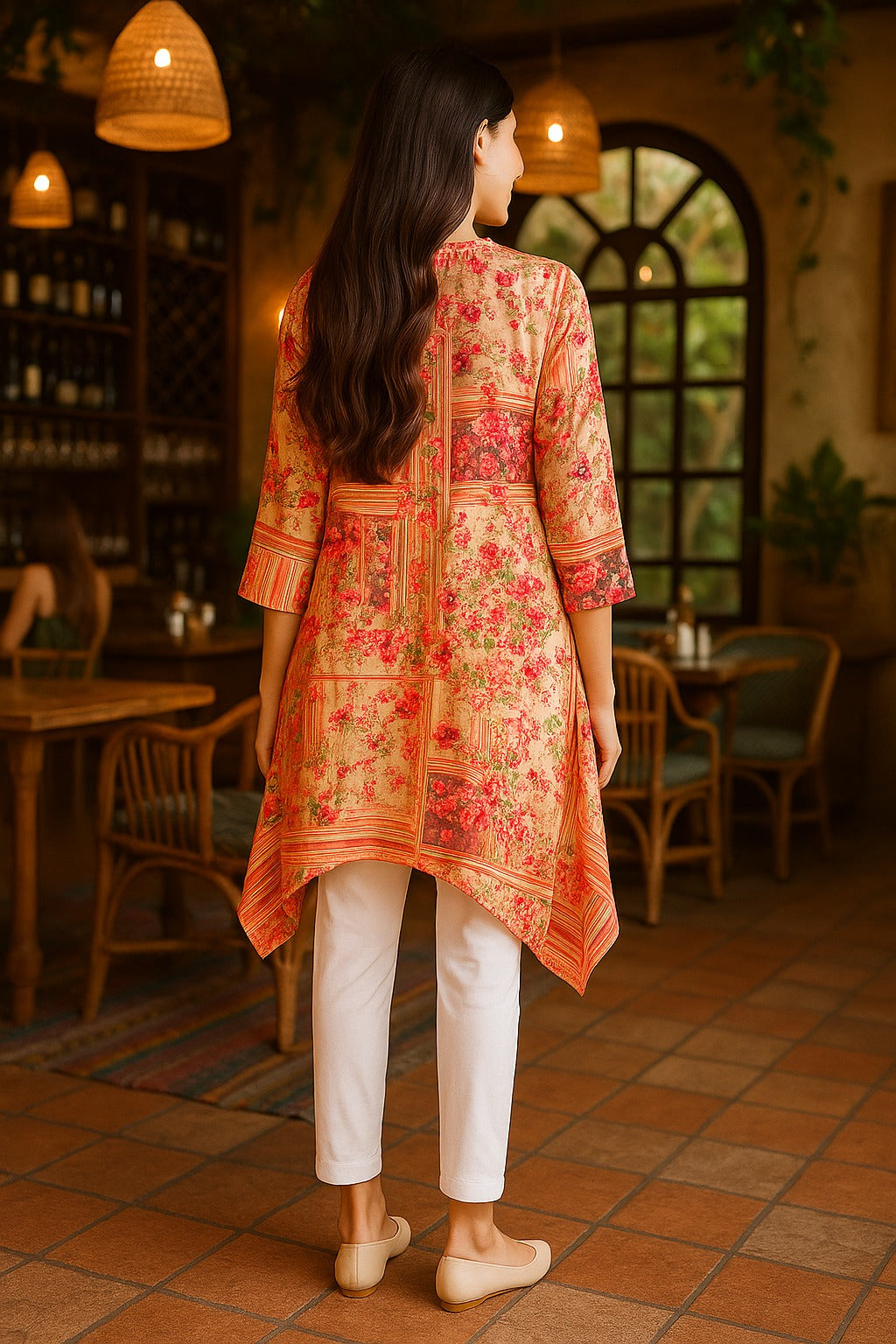 PINK FRAME TUNIC