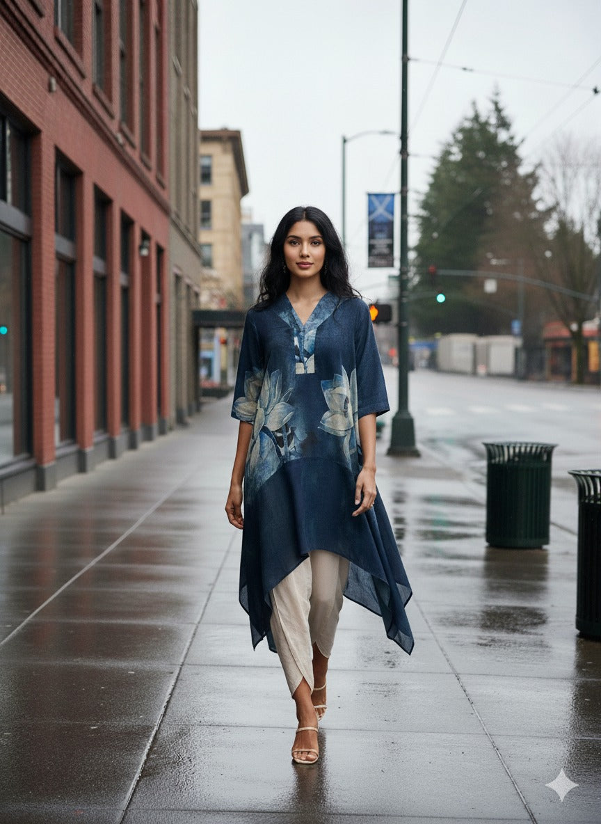 BLUE BOTANY VIP TUNIC