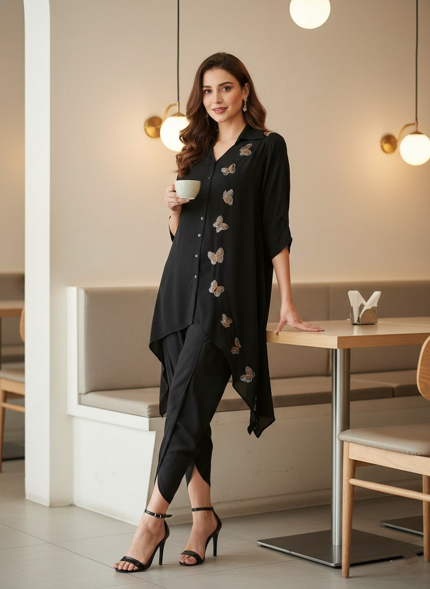 BLACK ACE TUNIC