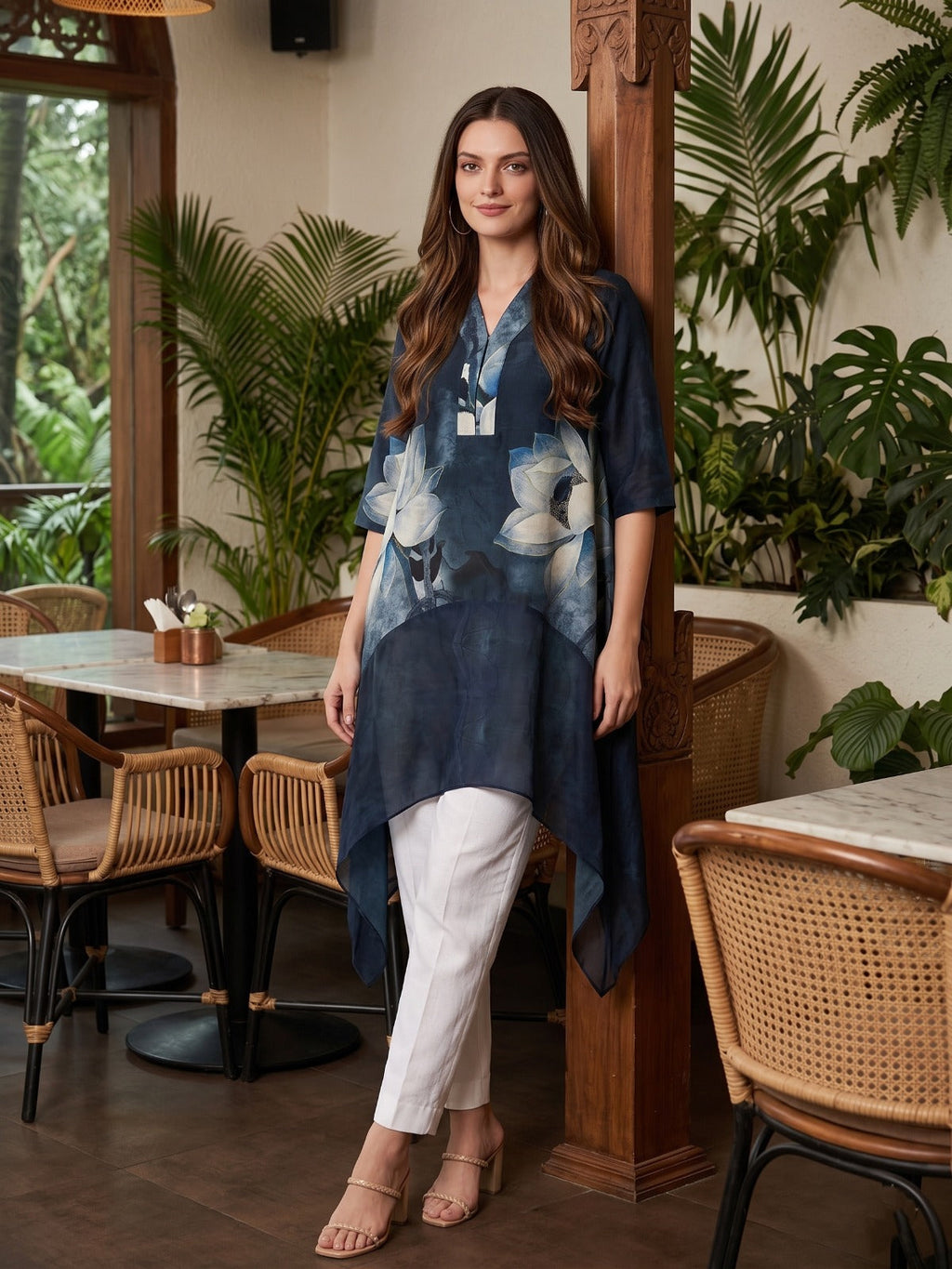 BLUE BOTANY VIP TUNIC
