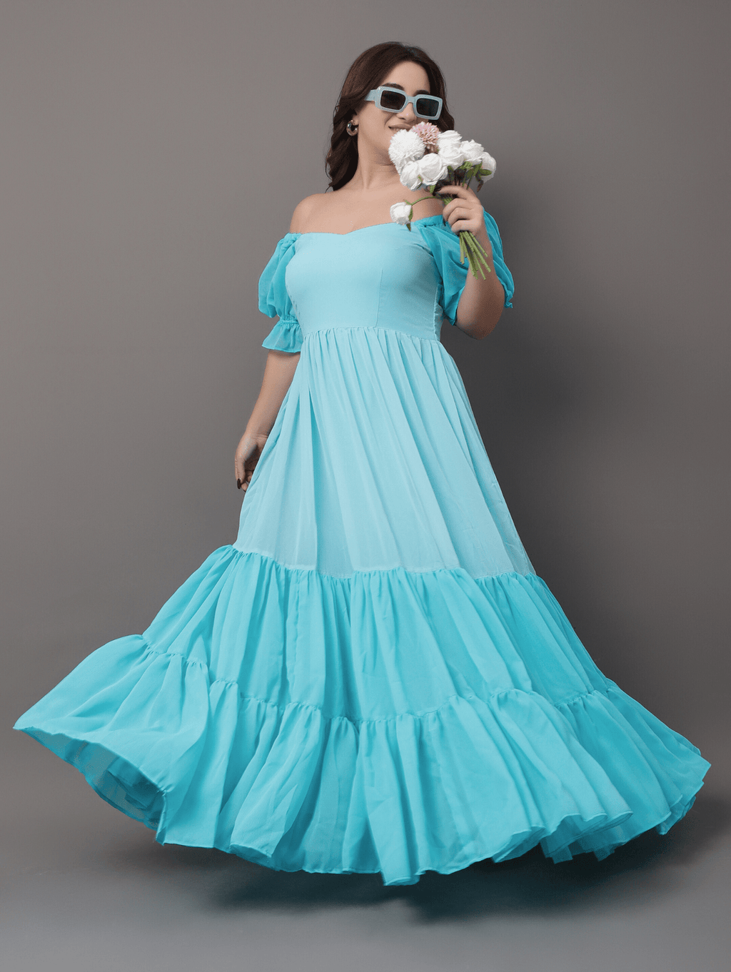 Nebula Georgette Dress
