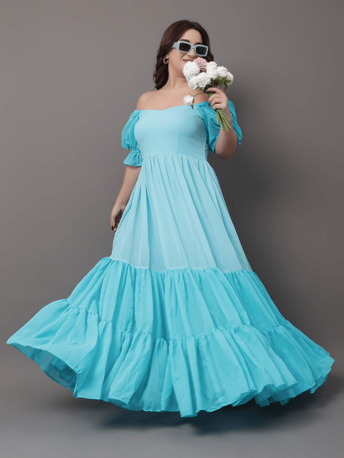 Nebula Georgette Dress
