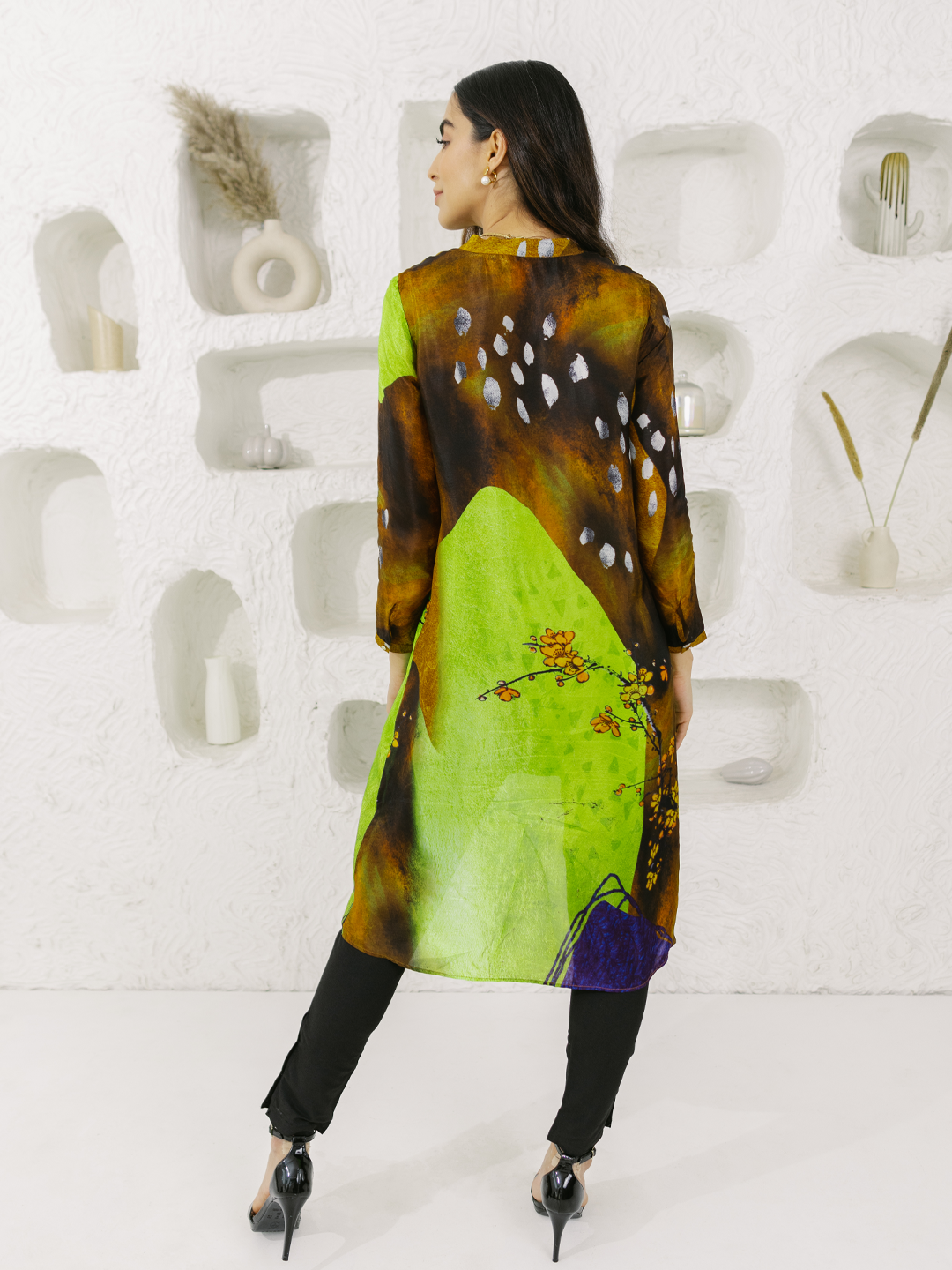 AMALA GREEN WOODLAND TUNIC