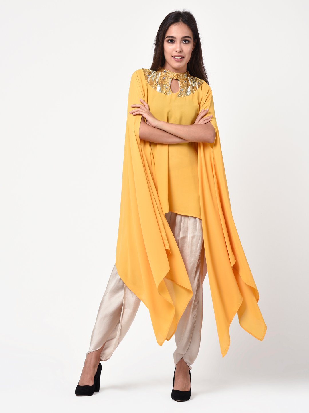 MUSTARD CLEOPATRA TUNIC