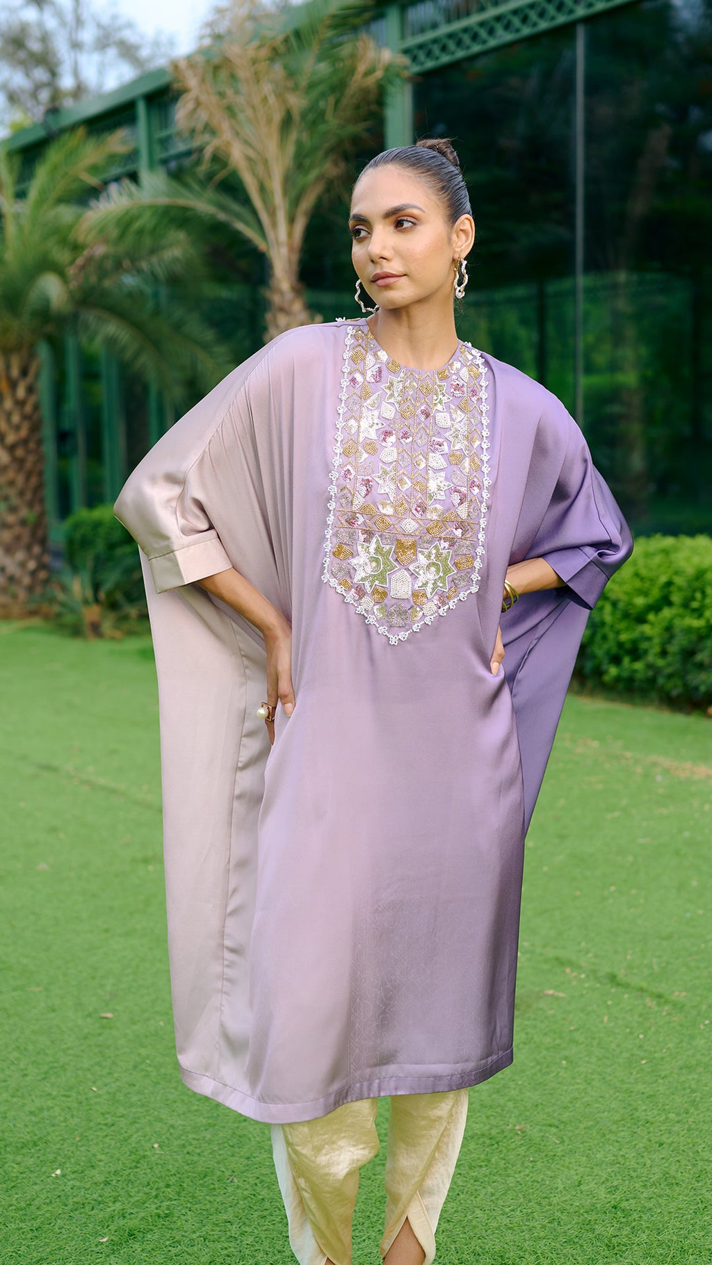 LAVENDER OMBRE ANORA TUNIC