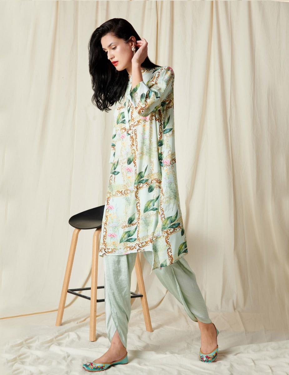 PISTA LEAF FRAME KAFTAN
