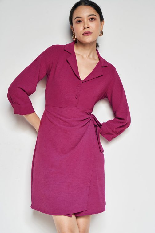 Star Stuck Wrap Dress