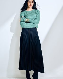 Chilly Days Green Sweater
