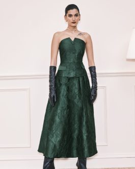 Emerald Eclipse Jacquard Co-ord Set