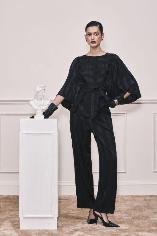 Stripes in Stack Satin Co-ord Set