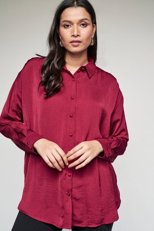Scarlet Solid Top