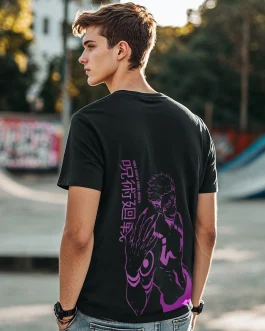 Men’s Black Know Your Place Fool Graphic Printed T-shirt