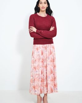 Chilly Days Wine Sweater