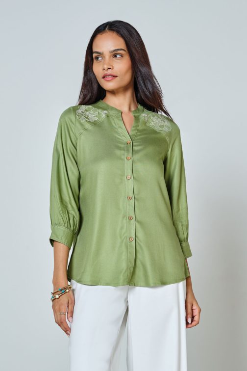 Teresa Embroidered Shirt