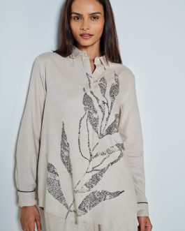 Leaf Love Cotton Shirt