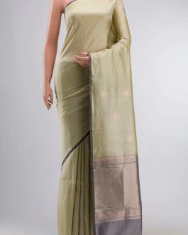 Green Banarasi Katan Silk Saree