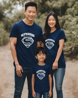 Super Hero Family T-Shirts – Superdad Supermom & Supercutie